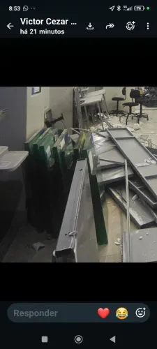 Vidro Blindado padrão pra lotérica