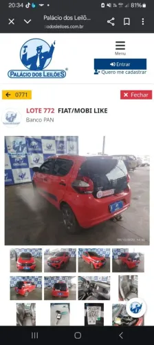 Sucata fiat Mobi 