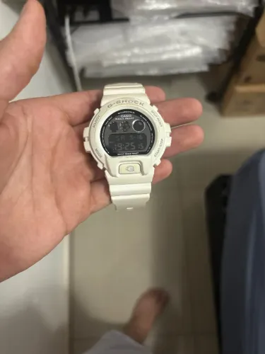 RELÓGIO CASIO G-SHOCK RESIST BRANCO ORIGINAL 