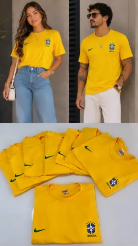 Camiseta da seleção Brasil - P e M