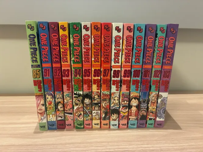 Coleção One Piece - vol. 85, 91-103, em inglês