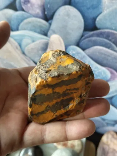 Arte em pedra exótica miniatura 200g