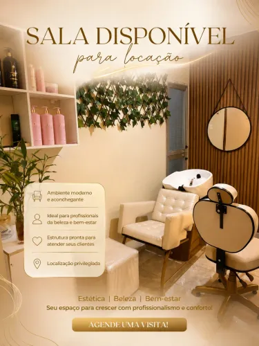 LINDO SALÃO - disponível para LOCAÇÃO e PARCERIA