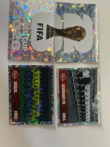 Figurinhas Brilhantes Copa do mundo 2026