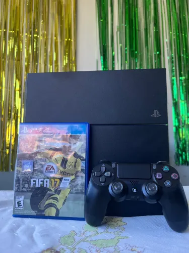 PS4 FAT (MUITO CUIDADO) | Controle original e FIFA 18
