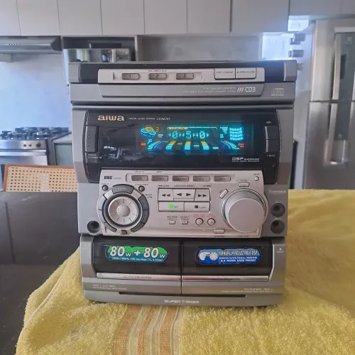 Aparelho de som aiwa Cx=NA707 muito novo