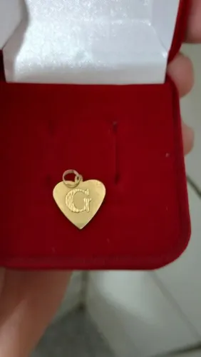 Pingente de ouro 18k pra vender logo 650