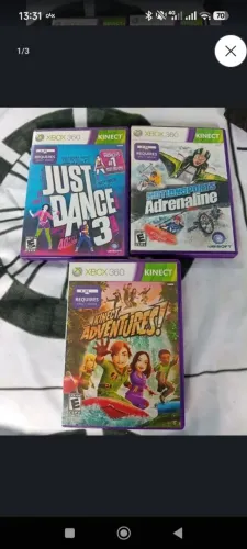 Lote se jogos Xbox 360 e Ps3
