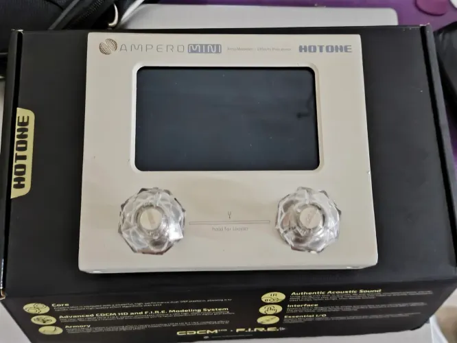 Pedaleira ampero mini, com presets Jhony Mafra.