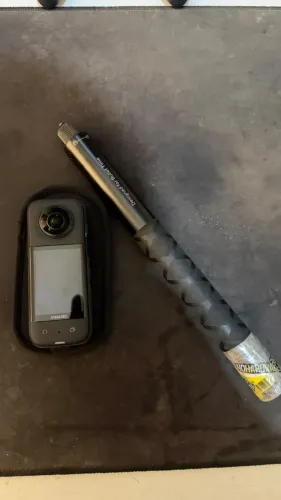 Câmera de ação Insta360 X3 + 128gb + Bastão