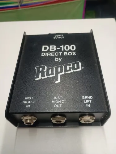 Direct Box profissional DB100. Produto excepcional para dar qualidade em diversas funções