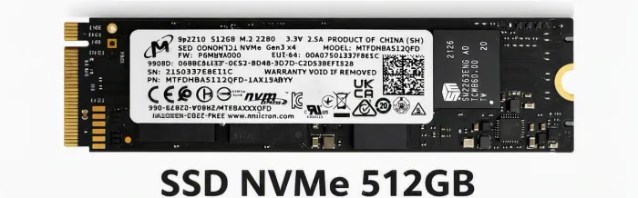 SSD NVMe 500 GB