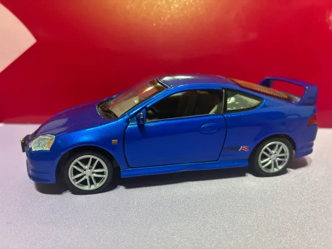 Carro miniatura Honda type R 1:32 azul