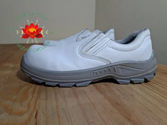 Bota Branca de Segurança Tam.40