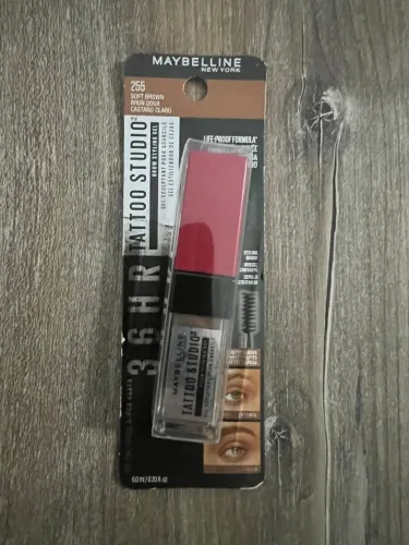 Maybelline Tattoo Studio Brown Styling Gel - Cor 255 Soft Brown