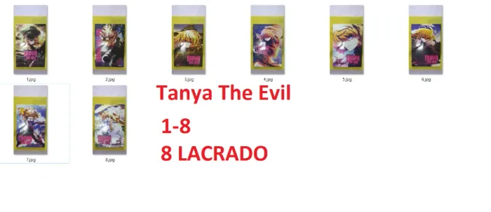 Tanya The Evil "Primeira Edição" (1-8, 8 lacrado)
