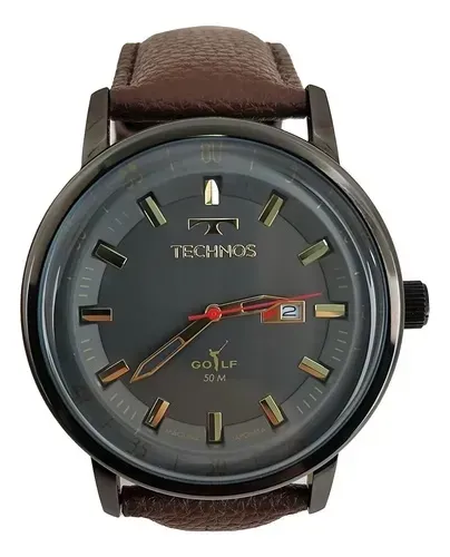 Relógio Technos Masculino Pulseira Couro 2115LAQ/2M