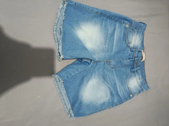 Short Jeans Feminino - Novo