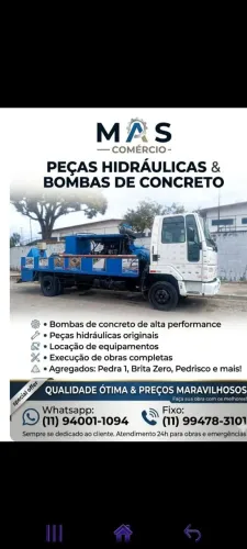 Fornecedor bomba de concreto