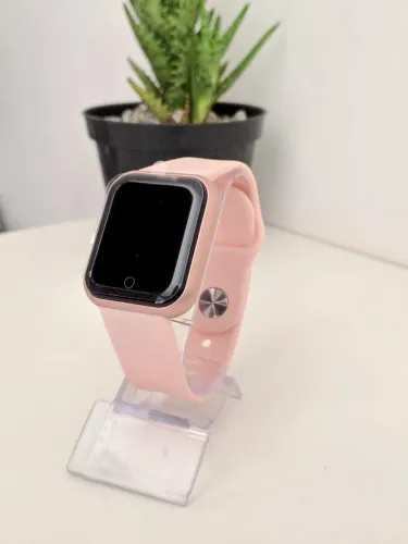 Relógio inteligente Smartwatch Bluetooth pulseira de Silicone 41mm Android e iOS 