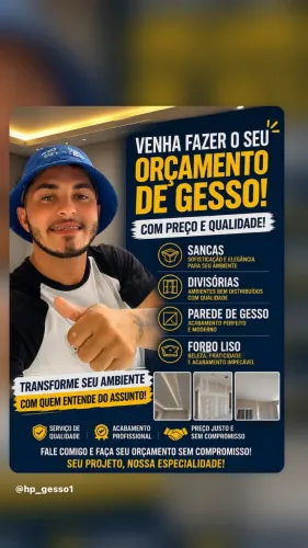 Gesseiro profissionalizado