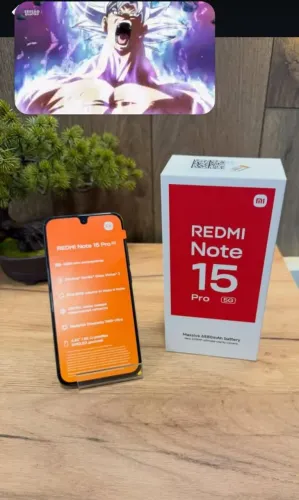 Redmi note 15 pro 5G lacrado 256/8 câmera 200 mpx com IA e 4K