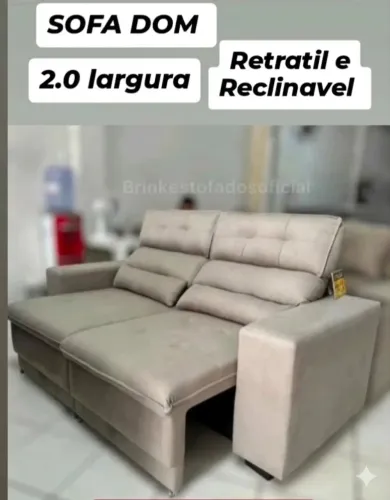 Mega promoção de Sofá Retrátil e Reclinável com Frete grátis!!