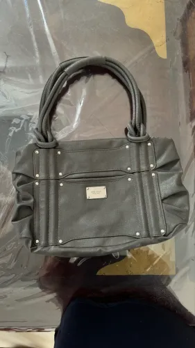 Bolsa Courino Cinza