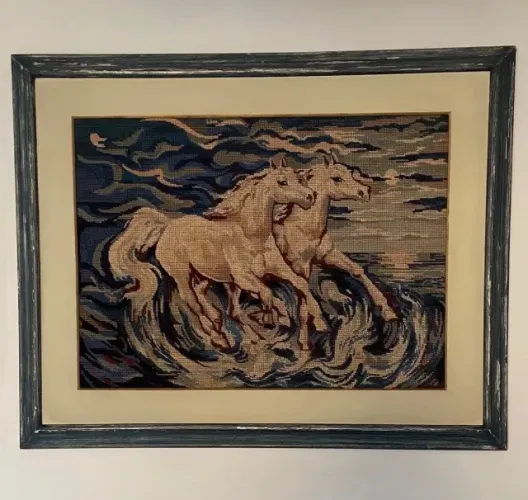 Quadro gobelin artesanal 86/69cm