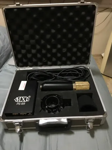 Microfone valvulado mxl 69 migami edition