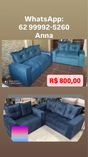 Sofá 2 e 3 lugares (///).(///)