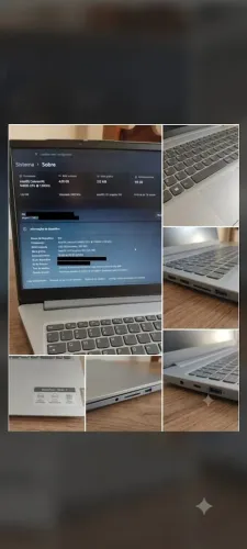 Notebook Lenovo IdeaPad 15.6" - 1 Ano de Uso (SSD / Win 11) + Mouse