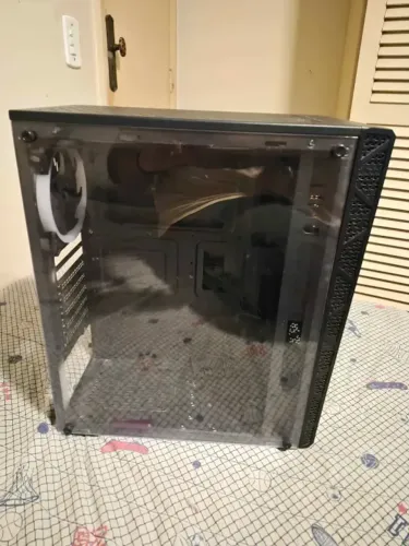 Gabinete Gamer com 3 Coolers + Lateral Transparente - Ótimo Estado