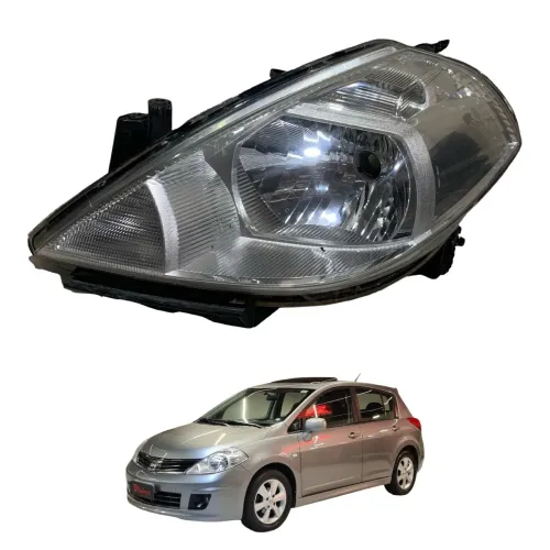 Farol Esquerdo Nissan Tiida 2008 A 2012