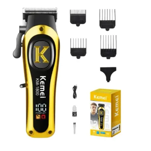 Maquina de cortar cabelo kemei km-1800