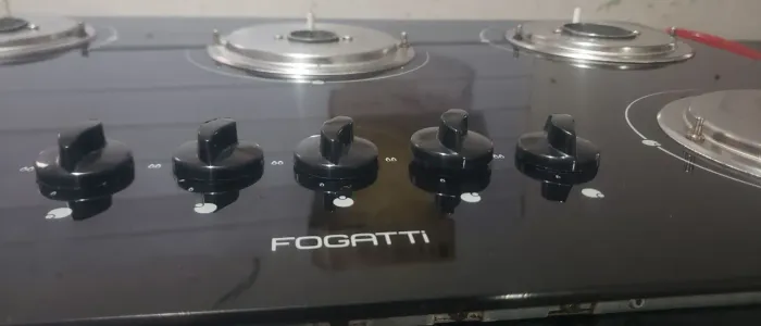 Fogão Cooktop Fogatti 5 Bocas Vidro