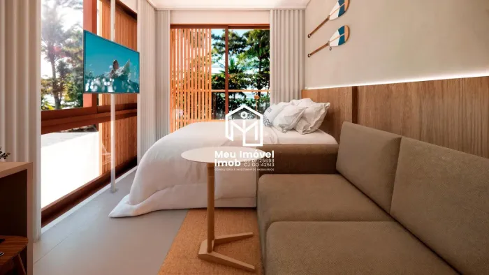 Rua Praia da Concha Studio 1 Quarto 1 Vaga 15m² Bahia