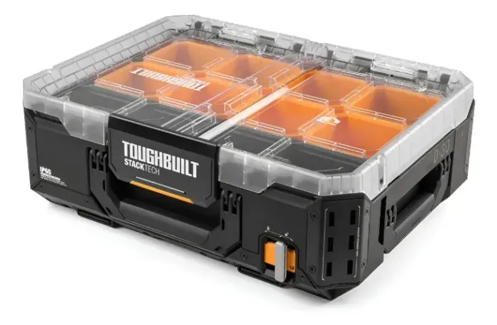 Organizador de alto perfil Stackteck TB-B1-0-30, resistente, cor preta