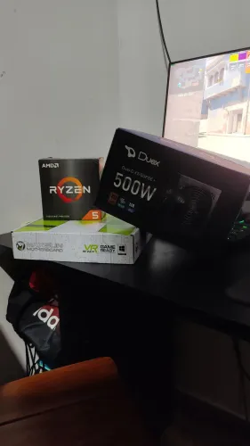 Ryzen 5 5500 + Placa mãe + fonte 500W