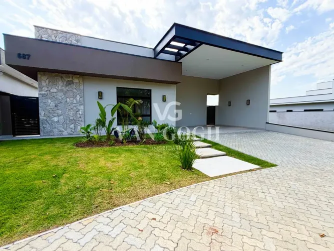 Casa Nova para locação no Condomínio Flor DAldeia em Holambra 3 Suítes