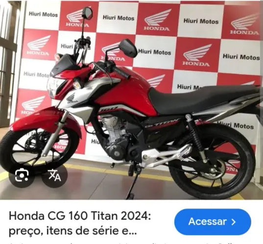 Repasso uma Titan 2024 valor só que deve 4.500