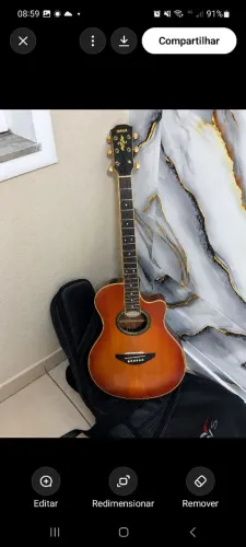 Violao yamaha Apx7A eletrico para colecionador