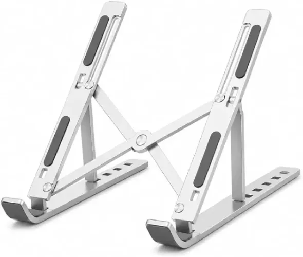 Suporte Ergonômico Dobrável para Notebook e Tablet A1119 Prata