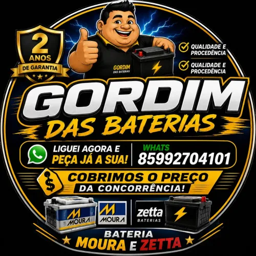 Baterias com 2 anos de garantia 