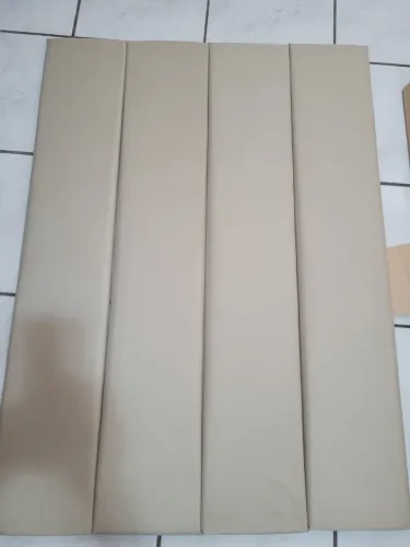 Placas cabeceira cama Queen Bege