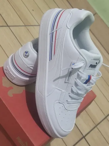 Tênis Puma Caven 2.0 BMW Motorsport Original - Branco