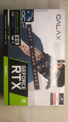 Placa Vídeo 3060TI Galax 8GB GDDR6 NVIDIA Geforce RTX 3060 TI PC Gamer