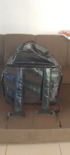 Bag 45 litros , com isopor ,forro impermeável térmico para conservação do isopor ,