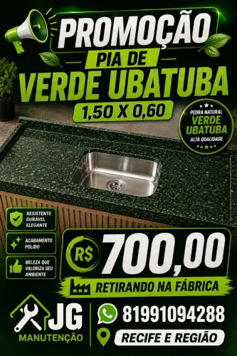 Pia De Mamoré Verde Ubatuba