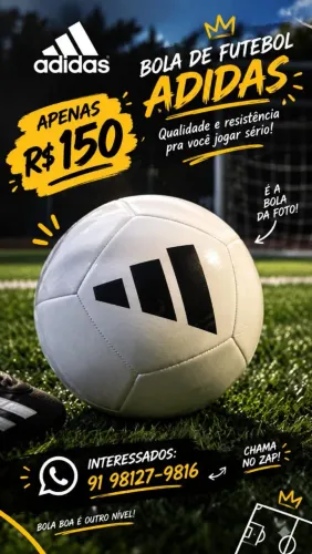 Vendo bola de futebol Adidas